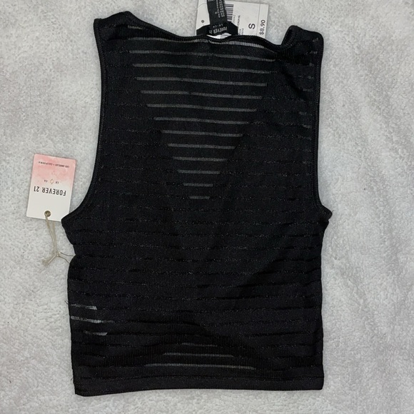 🆕 Forever 21 Crop Top Tank S - Picture 3 of 4